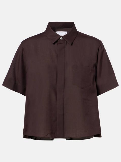 sacai Cropped shirt