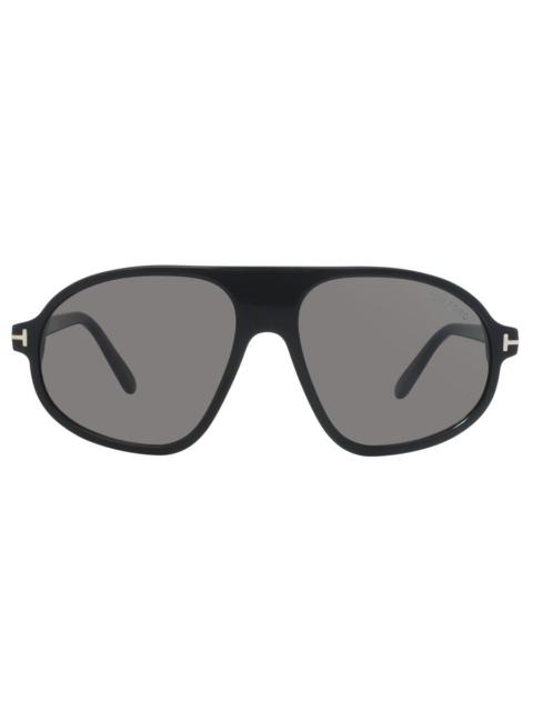 TOM FORD Tom Ford Erol Smoke Pilot Men's Sunglasses FT1178 01A 58