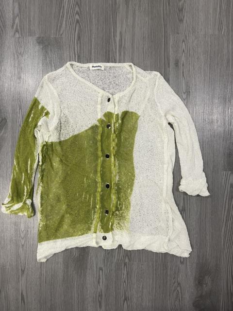 ISSEY MIYAKE Plantation Issey Miyake Mesh abstract Net Shirt