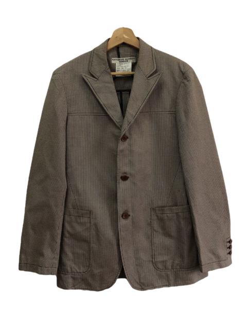 Other Designers 🔥KATHARINE HAMNETT LONDON SMALL CHECKERED BLAZER COAT JAPAN