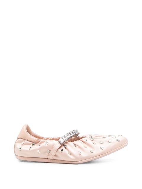 JIMMY CHOO Jimmy Choo Women Jade Leather Ballets