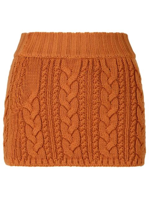 Alanui Alanui 'HUES' Virgin Wool Miniskirt