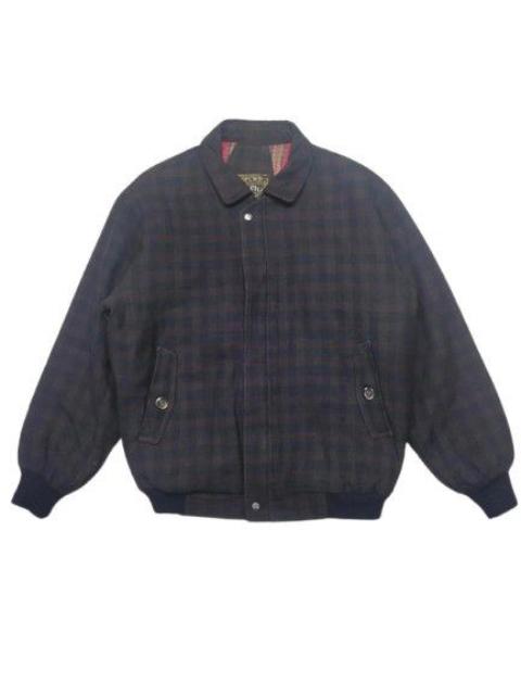 VINTAGE JAPANESSE BRAND BOMBER CHECKERED JACKET