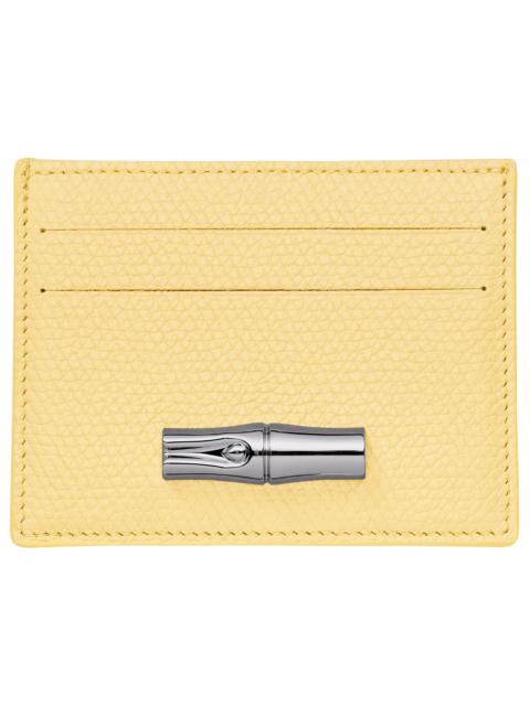 Longchamp Le Roseau Card holder Yellow Chick - Leather