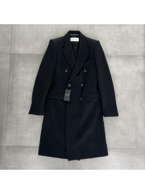 SAINT LAURENT Saint Laurent Wool Coat in Large