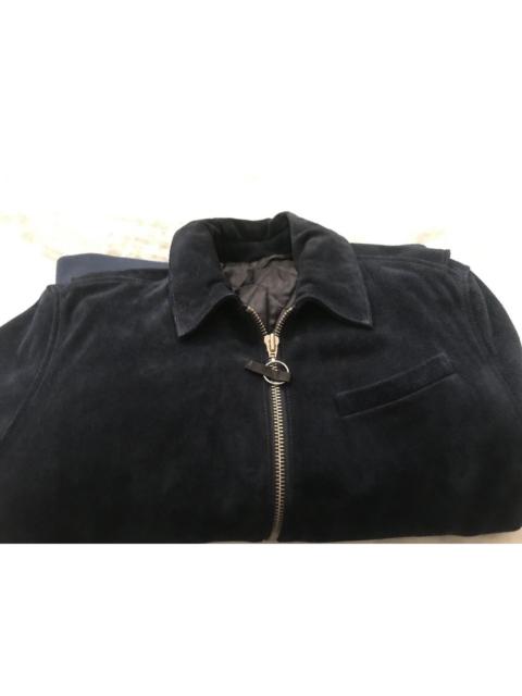 Other Designers Blk Dnm - Navy Blue Suede Leather jacket M