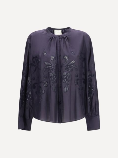 forte_forte Embroderied cotton shirt