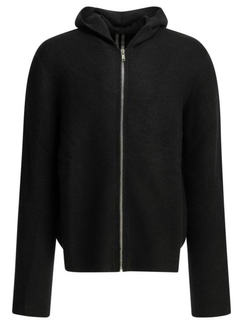 Rick Owens Rick Owens Zipper and Hooded Sweater Black
