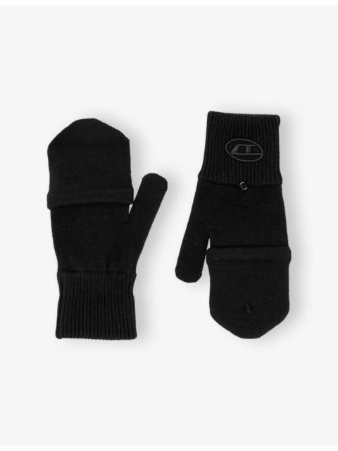 Diesel K-Cody-B Half-Finger Wool And Blend Gloves