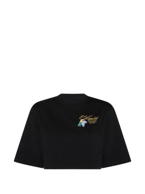 AMIRI Amiri Women "Chateau Keys" Cropped Tee