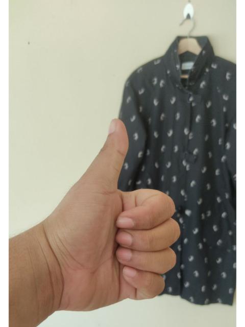 Other Designers Vintage - Leomarina Fullprint Long Black Jacket