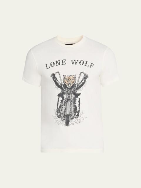 GALLERY DEPT. Men's Lone Wolf Relaxed-Fit Graphic T-Shirt