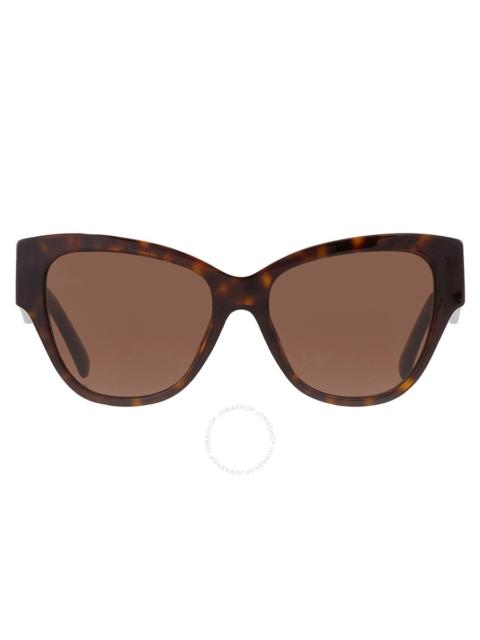 Dolce & Gabbana Dolce and Gabbana Dark Brown Butterfly Ladies Sunglasses DG4449 502/73 54