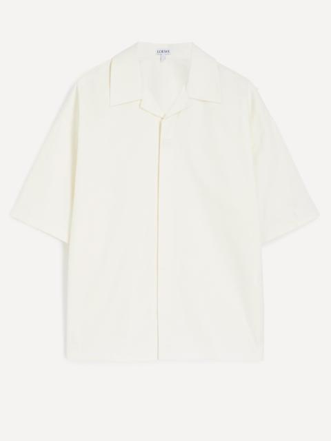 Loewe White Cotton Twill Shirt