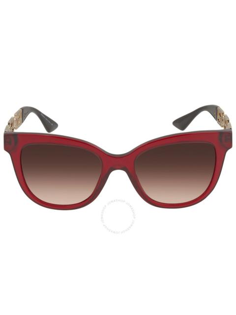 VERSACE Versace Brown Gradient Cat Eye Ladies Sunglasses VE4394 388/13 54