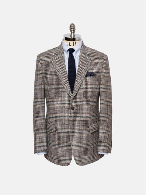 J. PRESS MADE-IN-CANADA GREY LARGE SCALE PRINCE OF WALES SPORT COAT