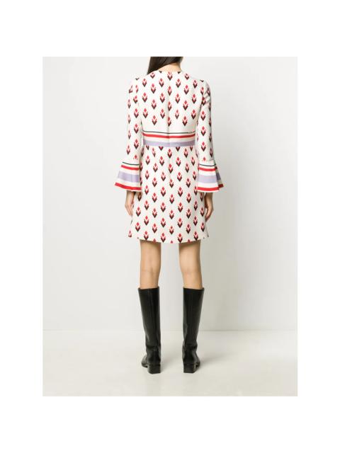 Valentino Valentino Garavani Geometric-Print Dress