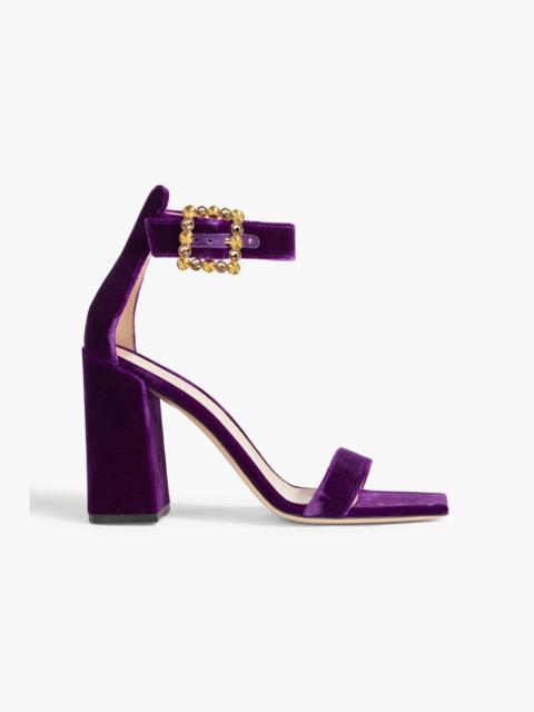 Gianvito Rossi Wondy velvet sandals