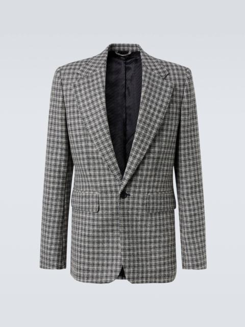 Acne Studios Checked wool suit jacket