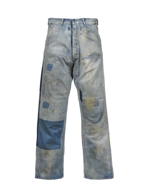 SAINT M×××××× PAINTER PANTS/DAMAGE / BLU