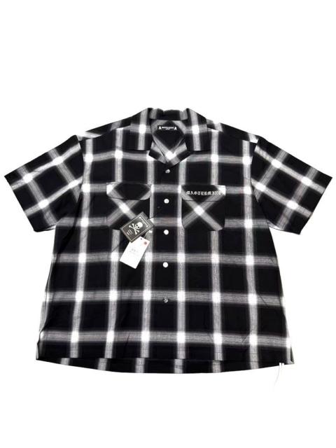 mastermind JAPAN mastermind JAPAN Ombre Checked Vacation Shirt