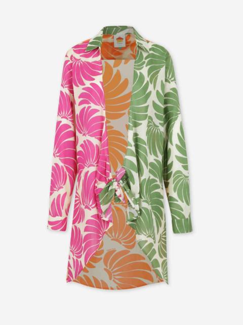 FARM RIO LONG PRINTED BLOUSE