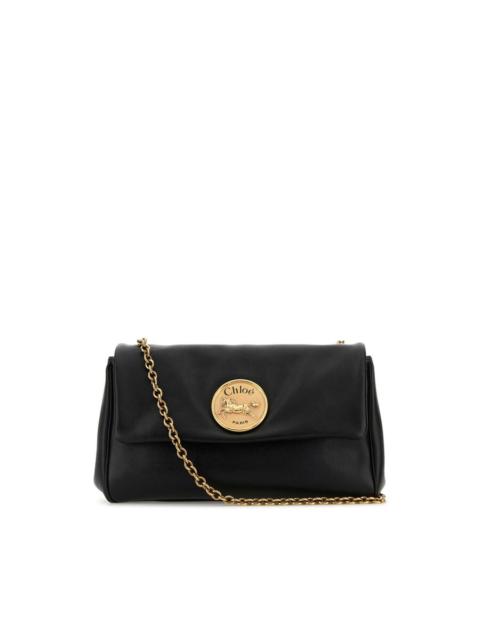Chloé Chloé Black Leather Heritage Shoulder Bag