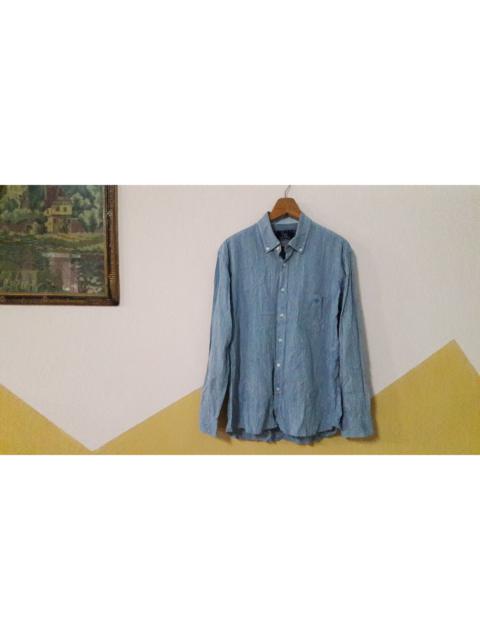 Other Designers Chambray Playboy x V&P blue navy single pocket