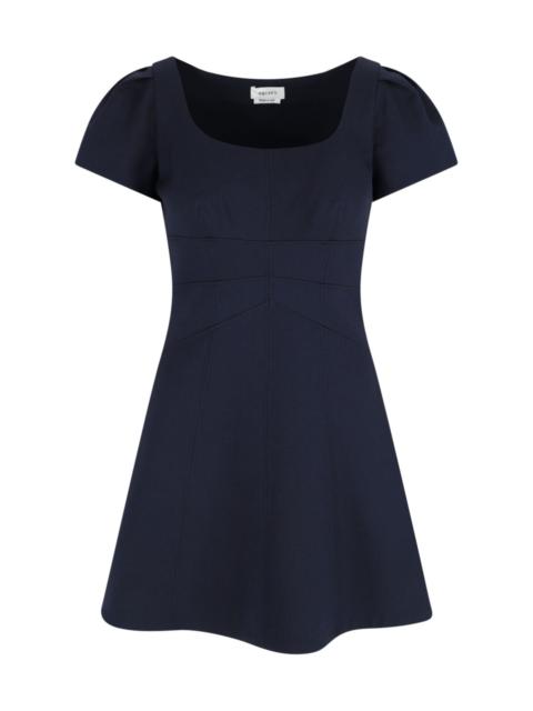 Alexander McQueen WOOL AND SILK MINI DRESS