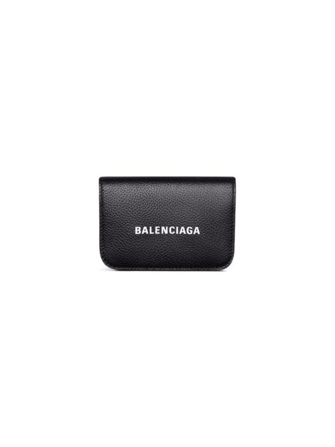 BALENCIAGA Women's Cash Mini Wallet in Black/white