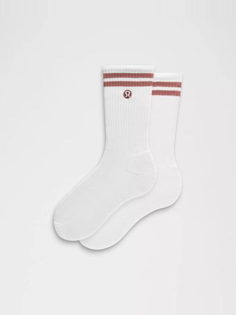 lululemon Unisex Daily Essential Crew Socks *Stripe