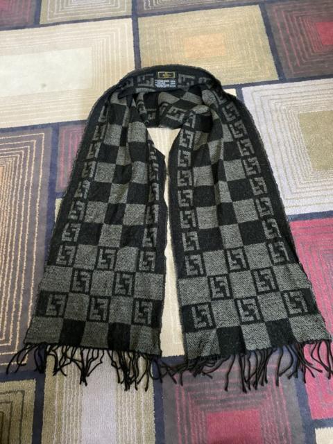 FENDI Fendi Cravatte Monogram Checkered Scarf (Mafla)62x10