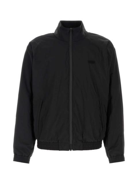 FERRAGAMO Salvatore Ferragamo Men Black Wool Blend Jacket