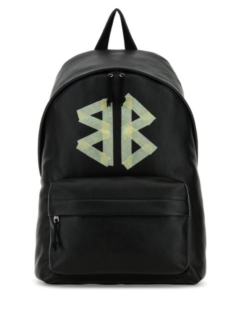 BALENCIAGA Black leather Explorer backpack