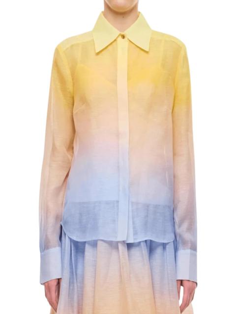 Zimmermann Harmony Body Shirt Yellow Fields