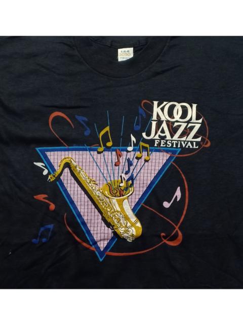 Other Designers Vintage - Vintage 80s Cool Jazz Festival T Shirt 50/50 USA