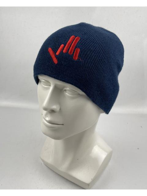 Japanese Brand - vintage style embroidery logo beanie hat tc43