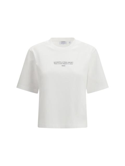 Off-White Off-White Women Made On Earth, Designed On A Plane T-Shirt