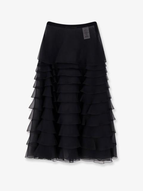 Dior Dior Voile Ruffle Skirt