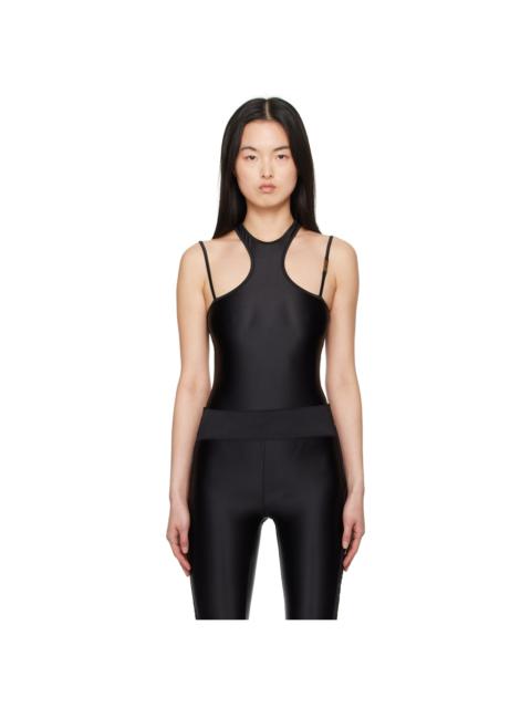 VERSACE JEANS COUTURE Black Racerback Bodysuit