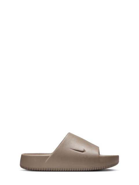 Nike Calm Slide Sandal in Mink Brown/Brown at Nordstrom