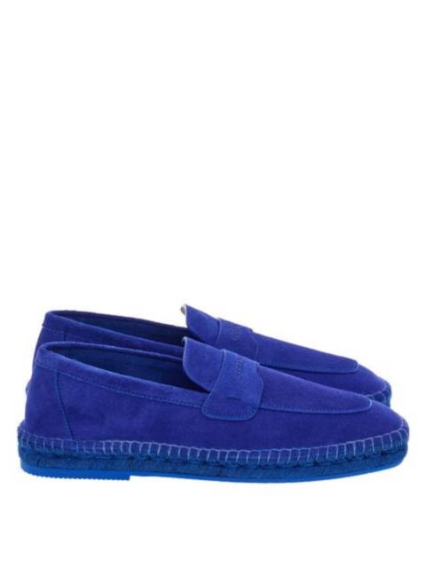 FERRAGAMO Ferragamo Desco Suede Espadrilles Loafer, Size 9