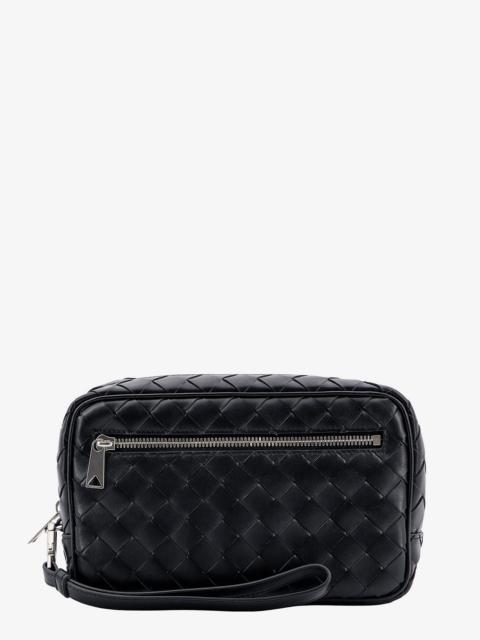 Bottega Veneta Man Intrecciato Man Black Clutches