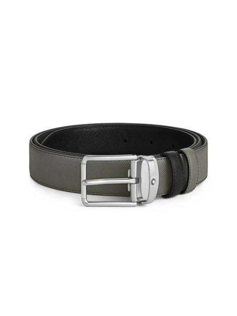Montblanc Montblanc Men's 30 mm Reversible Leather Belt