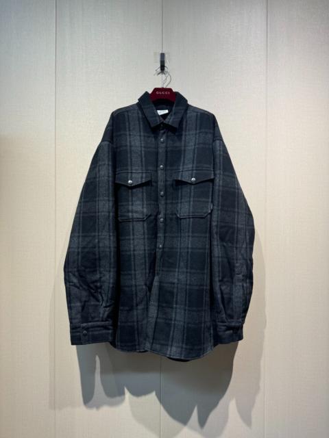 VETEMENTS VETEMENTS Quilted Plaid Flannel 2018
