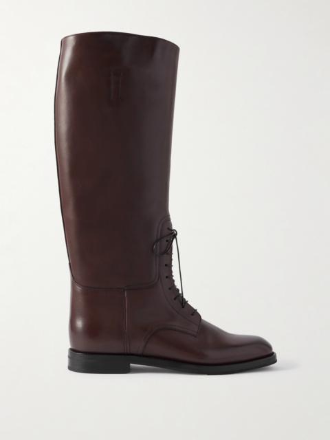 Church's Leather Lace-up Knee Boots
