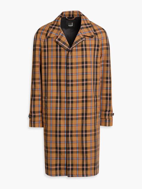 Other Designers Checked gabardine coat