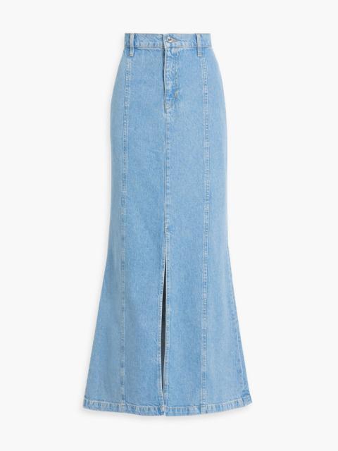 DEREK LAM 10 CROSBY Denim maxi skirt
