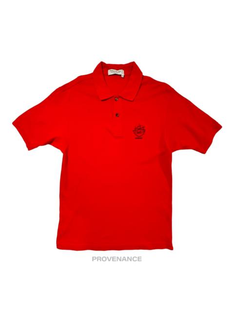 Givenchy Embroidered  Sailboat Logo Polo Shirt - Red M