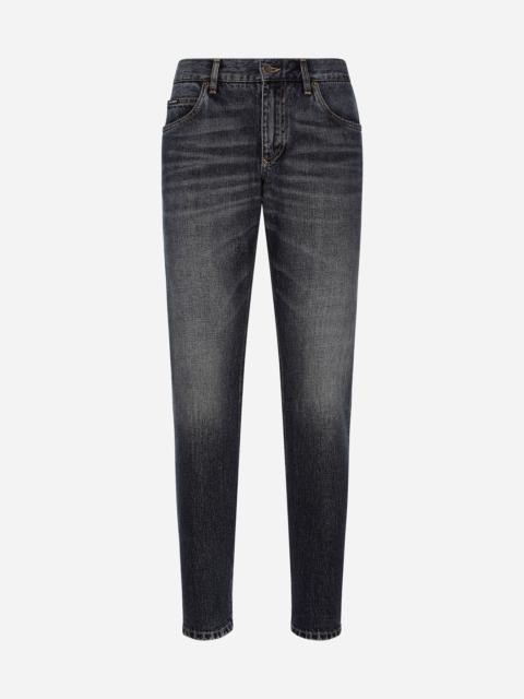 Dolce & Gabbana Regular-fit blue denim jeans
